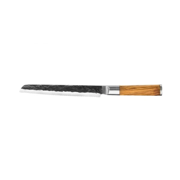 Brotmesser Geschmiedet Olive SdV 20 cm 531121 by STYLE DE VIE color Svart