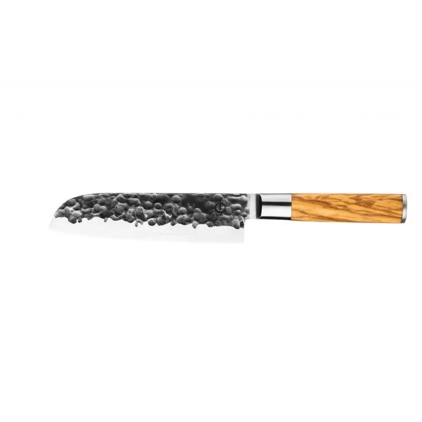 Santokumesser 18 cm Forged Olive Style de Vie 531122 by STYLE DE VIE color Svart