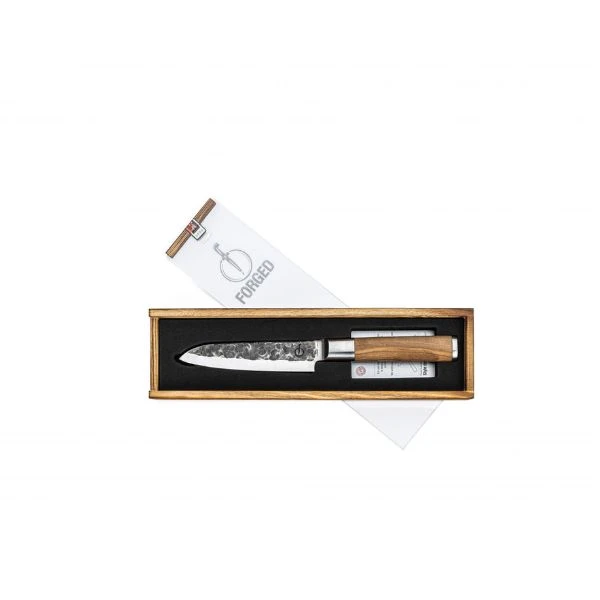 Santokumesser 14 cm Geschmiedet Olive SdV 531123 by STYLE DE VIE color Svart