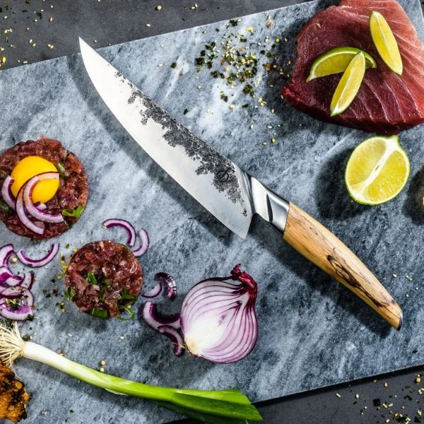 Küchenmesser geschmiedet Katai SdV 20 cm 531130 by STYLE DE VIE color Svart