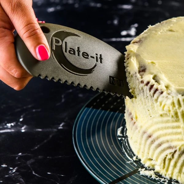 Plate-it Schaber-Set 3-tlg. SdV 12x8 cm 533104 by STYLE DE VIE color Svart