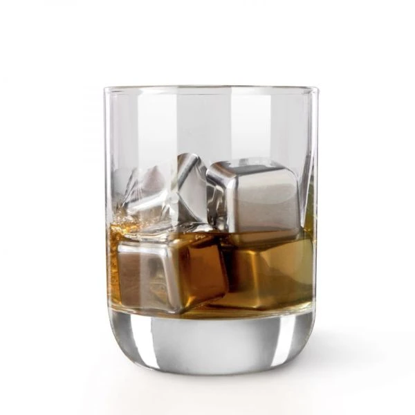 Whiskysteine 4er-Set Vacuvin® V18603606 by VACUVIN color Svart