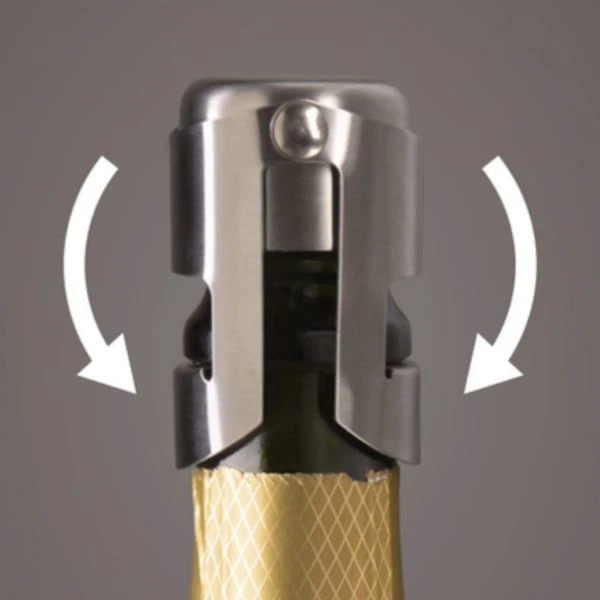 Vacuvin® Champagnerverschluss V18813606 by VACUVIN color Svart