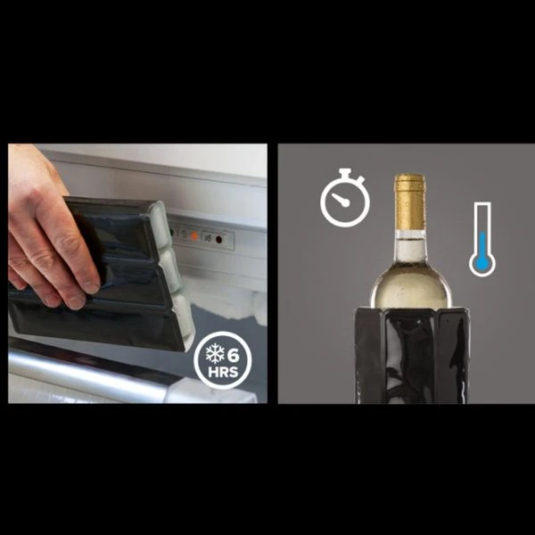 Aktiver Bierkühler Vacuvin® V3854960 by VACUVIN color Svart