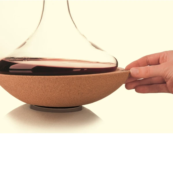 Swirling Vacuvin® Dekantierkaraffe V76010602 by VACUVIN color Svart