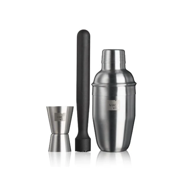Cocktail-Set Basic Vacuvin® V7889362 by VACUVIN color Svart