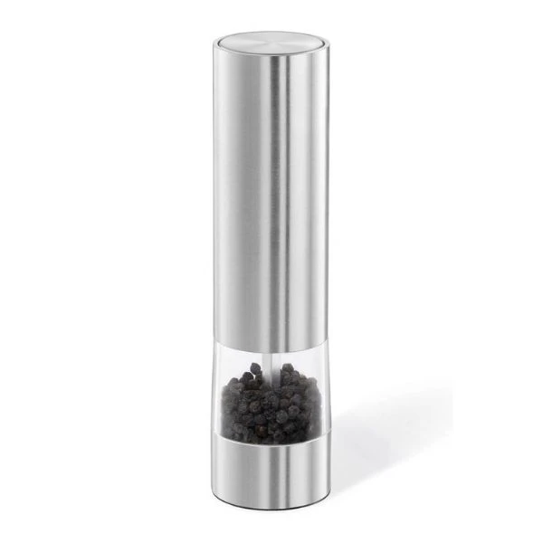 Pfeffermühle elektrisch MONINO ZACK® H 16,9 cm Ø4,5 cm 820935 by ZACK color Matt Silver