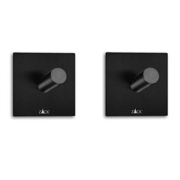 Wandhaken LINEA ZACK® 4,2 x 4,2 cm 840353 by ZACK color Svart