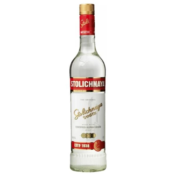 Stolichnaya Vodka Original FL 300 988230 by STOLICHNAY color Svart