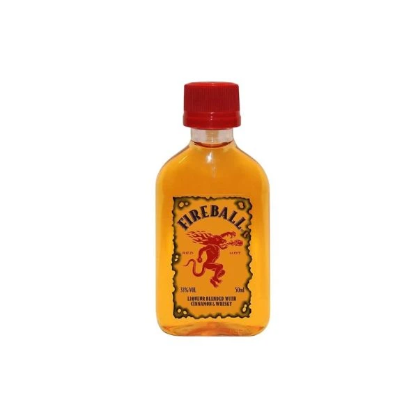 Fireball Cinnamon Whisky Liqueur FL 5 204595 by FIREBALL color Svart