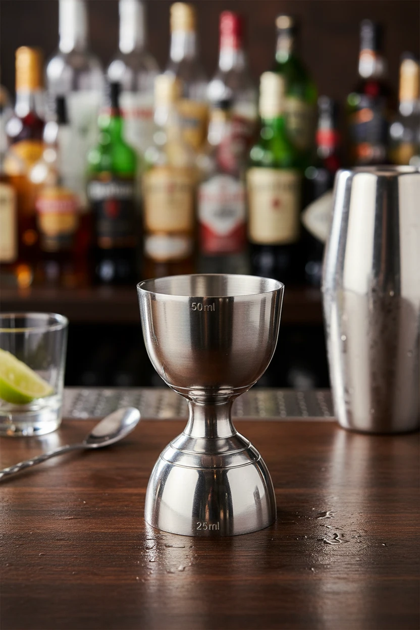 Bel Jigger 25/50ml - Mezclar BTBL3882 by Beaumont color Silver