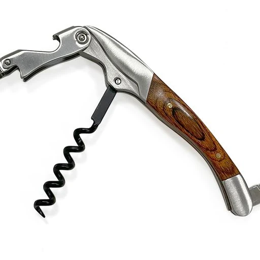 Kellnermesser Deluxe Holz mit Doppelhebel 3541 by Beaumont color Grijs