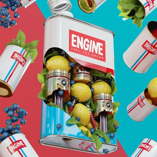 Engine Pure Organic Gin 50 cl. 12868 by Engine color Svart