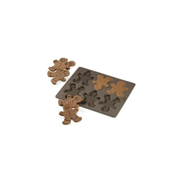 Lurch Silikon-Backform Lebkuchenmänner 6er LU65014 by LURch color Svart