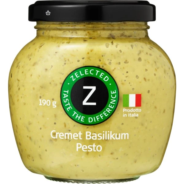 Cremiges Basilikum-Pesto 190g Zelected 10614 by Zelected color Svart