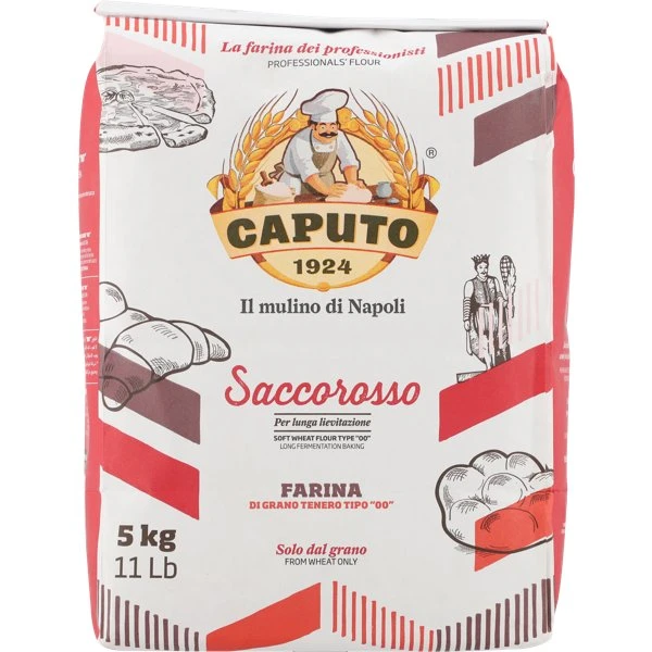 Caputo Saccorosso Pizzamehl 5 kg 30195Z by Caputo color Svart