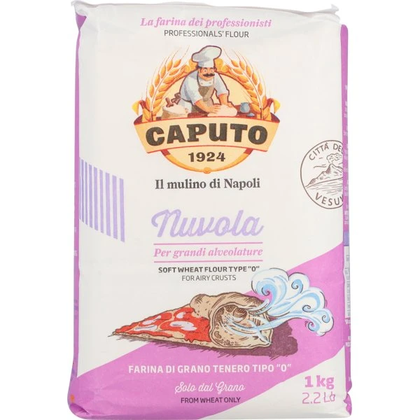 Caputo Nuvola Pizzamehl 1 kg 11384 by Caputo color Svart
