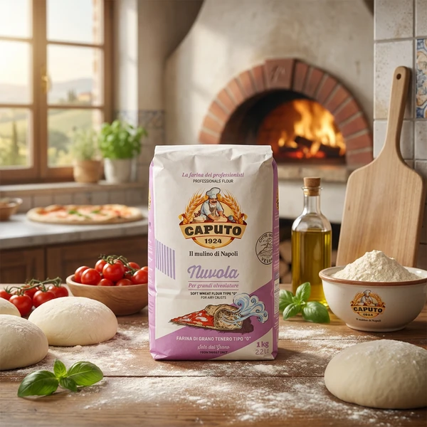 Caputo Nuvola Pizzamehl 1 kg 11384 by Caputo color Svart