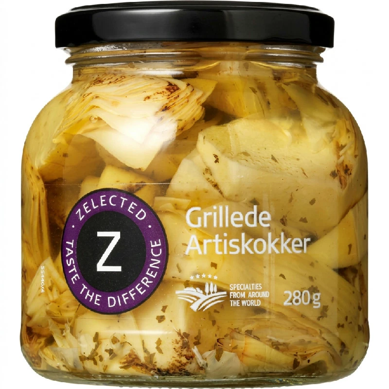 Zelected Gegrillte Artischocken 314g 10253Z by Zelected color Svart