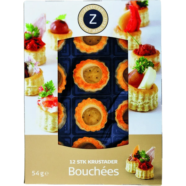 Zelected Bouchées Krustaden 12 Stk. 10426 by Zelected color Svart
