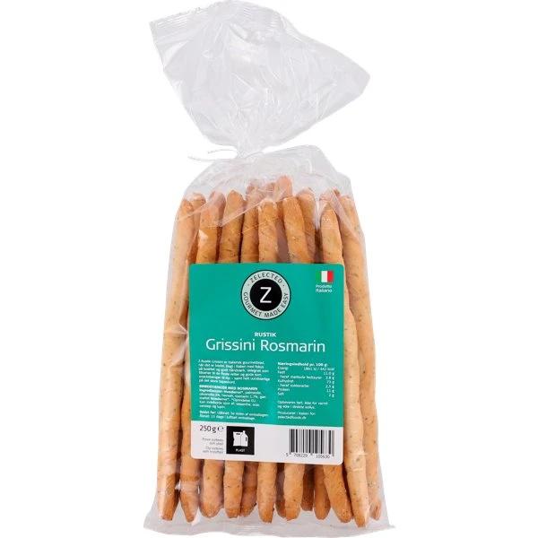 Zelected Rustikale Grissini Rosmarin 250g 10563 by Zelected color Svart