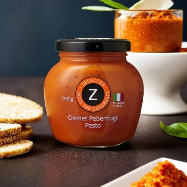 Cremiges Paprikapesto 190g Zelected 10612 by Zelected color Svart