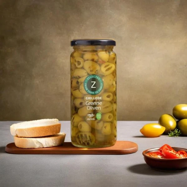 Grill. Grüne Oliven ohne Stein 500g Zelected 10786 by Zelected color Svart