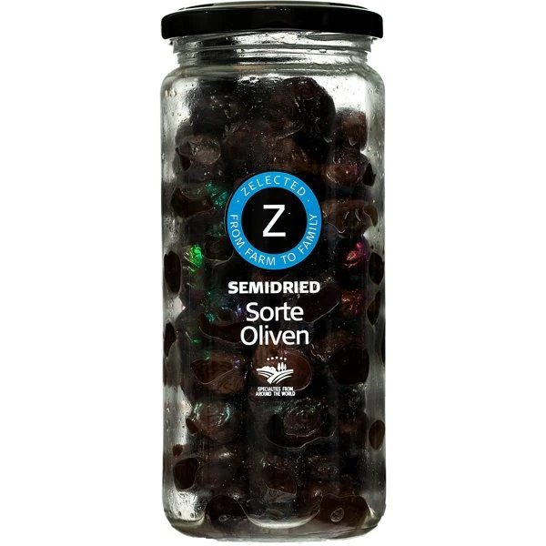 Semidried Schwarze Oliven 300g Zelected 10787 by Zelected color Svart