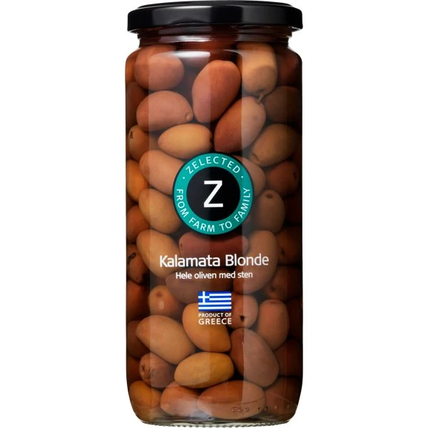 Kalamata Blonde 510g Zelected Oliven 11335 by Zelected color Svart