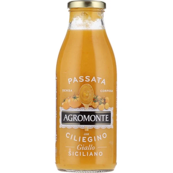 Agromonte Passata aus gelben Tomaten 520g 12720 by Zelected color Svart