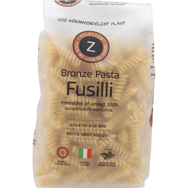 Zelected Pasta Fusili 500g 17648 by Zelected color Svart