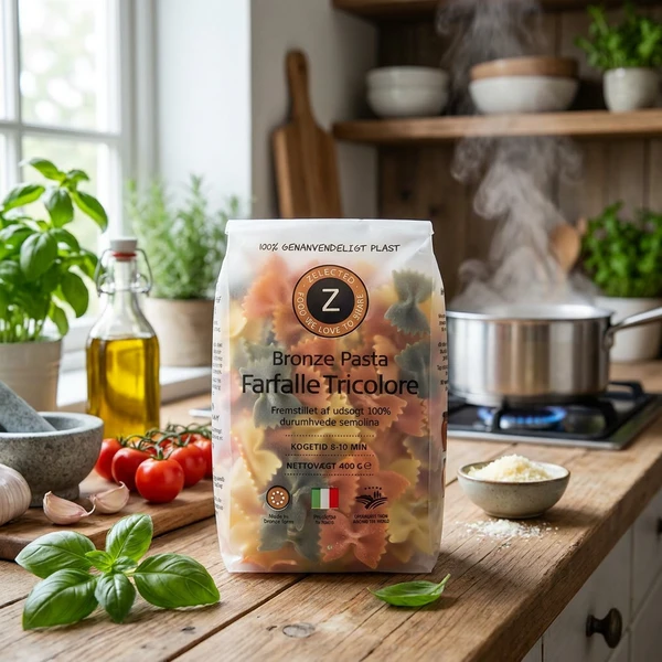 Pasta Farfalle 3-farbig 400g Zelected 17706 by Zelected color Svart