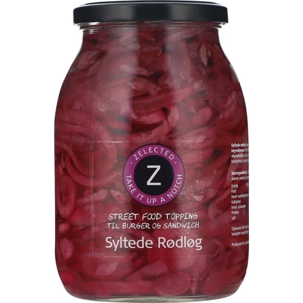 Eingelegte rote Zwiebeln 980g Zelected 30198Z by Zelected color Svart