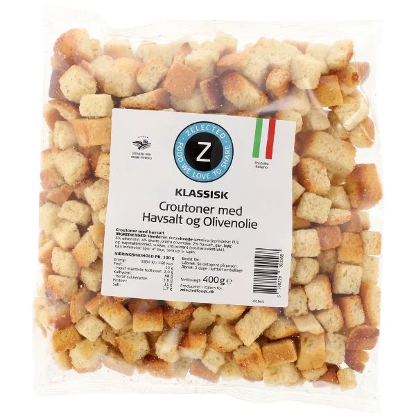 Croutons mit Meersalz 400g Zelected 30156 by Zelected color Svart