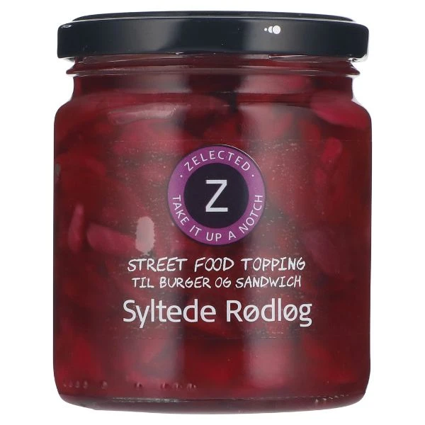 Eingelegte Rote Zwiebeln 240g Zelected 70039 by Zelected color Svart