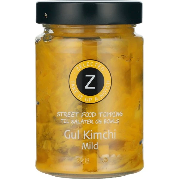 Gelbes Kimchi Mild 300g Zelected 70046 by Zelected color Svart