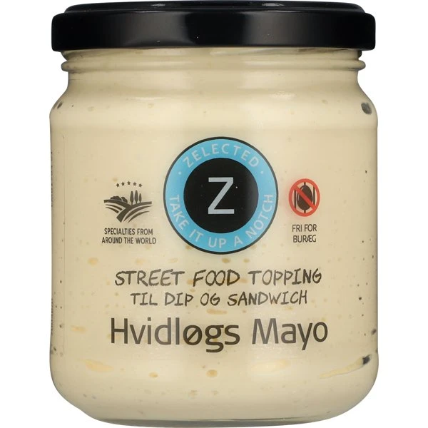 Knoblauch-Mayo 180g Zelected 70048 by Zelected color Svart