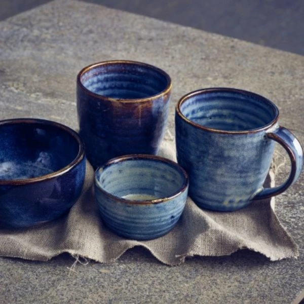 Terra Aqua Blue Kaffeetasse 30cl - Terra MUG-PBL32 by Genware color Svart
