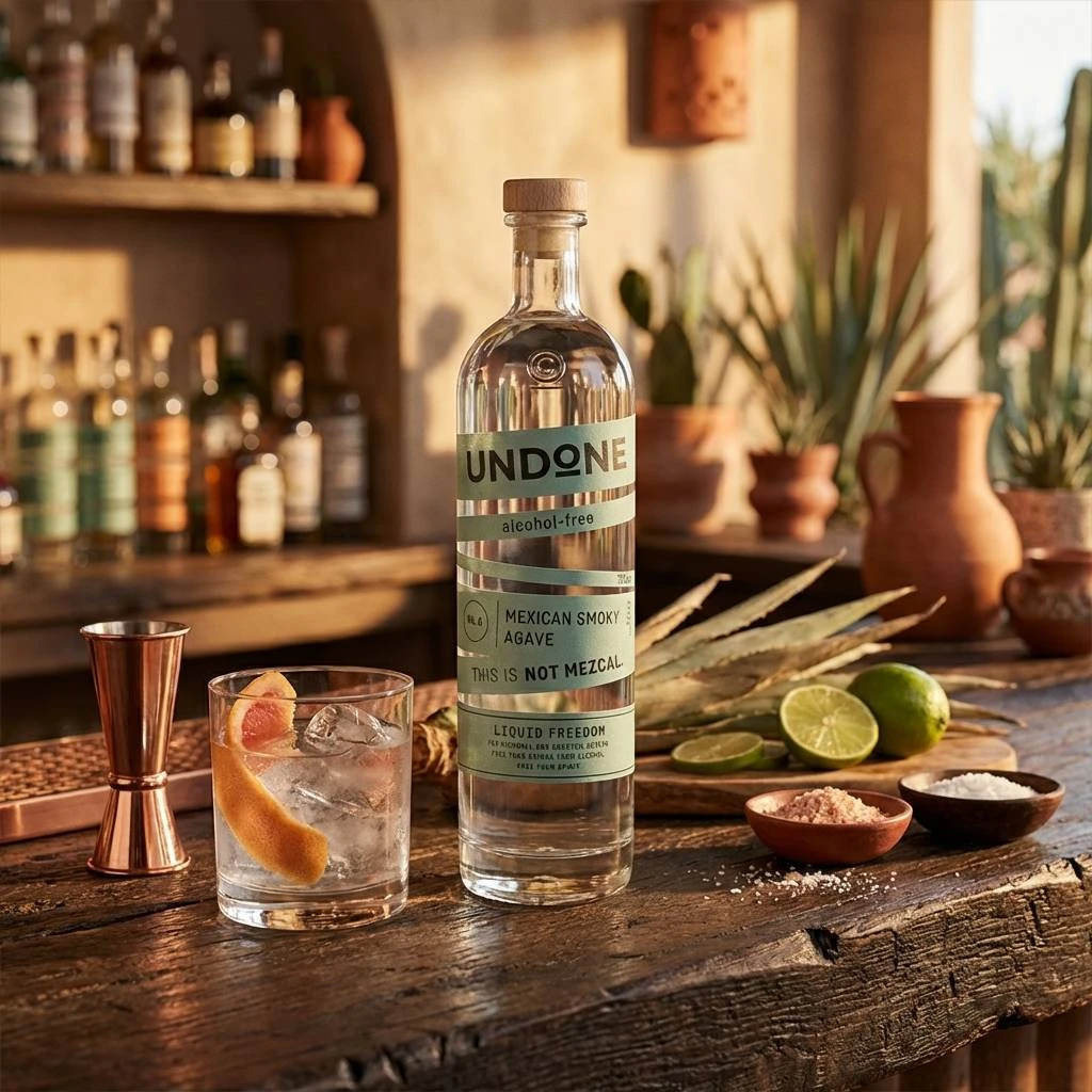 Undone No. 6 Not Mezcal Alkoholfrei 70 cl 55950016 by Undone color Svart