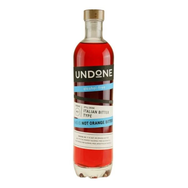 Undone Nr. 7 Nicht Orange Bitter (alkoholfrei) FL 70 55950020 by Undone color Svart
