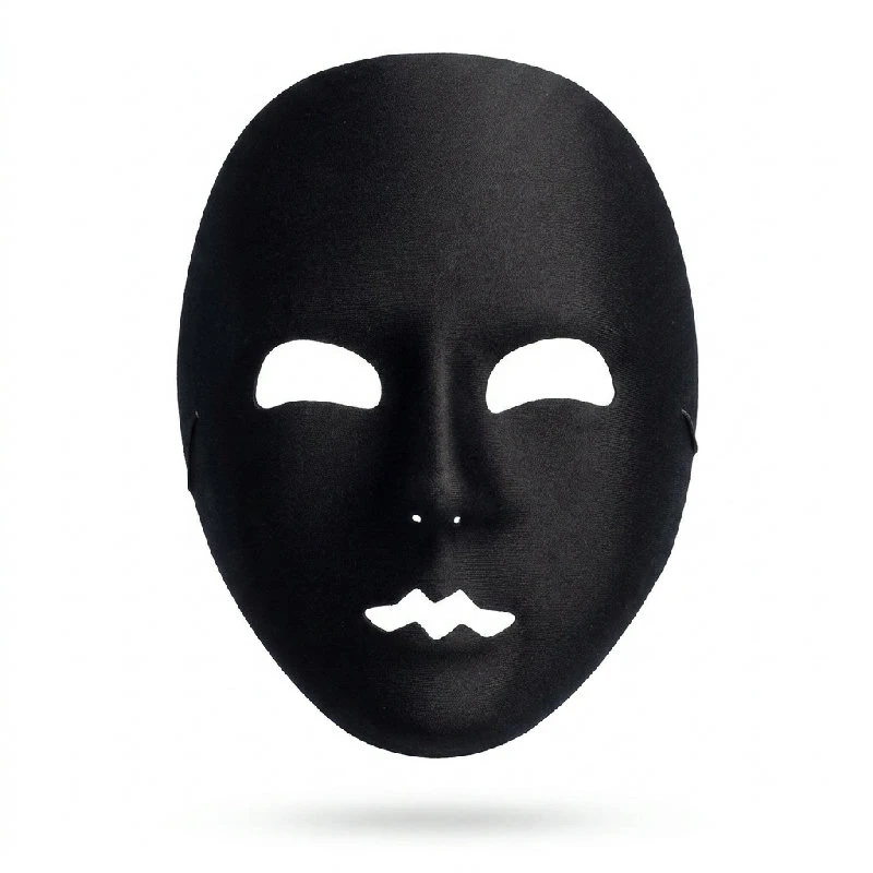 Pantomimenmaske schwarz 181GO by Godan color Svart