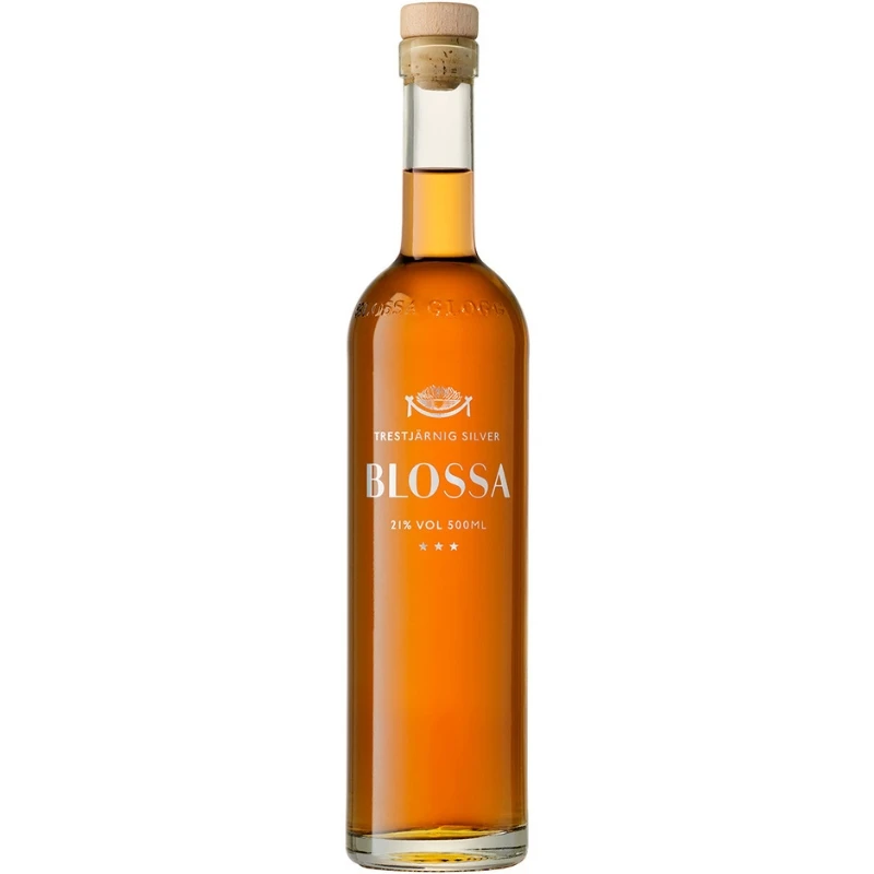 Blossa Trestjernet Sølv m. Rom 50 cl 207733 by BLOSSA color Svart