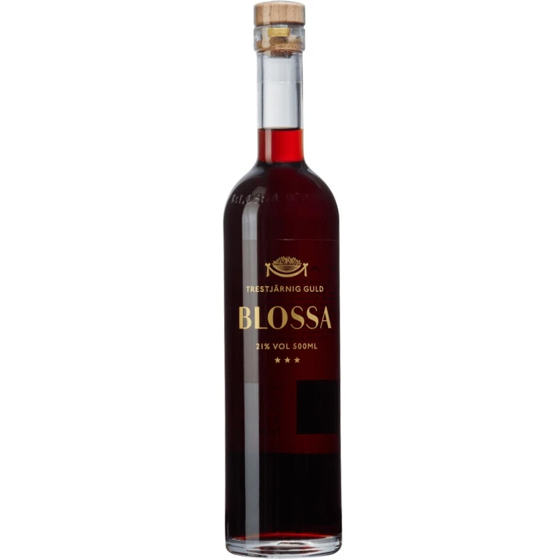 Blossa Trestjernet Guld Glögg m. Cognac 50 cl 207737 by BLOSSA color Svart