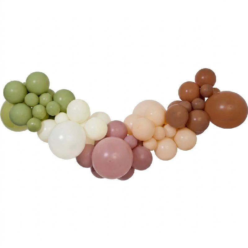 DIY Ballongirlande Boho – 65 Ballons + Band 31331 by Godan color Svart