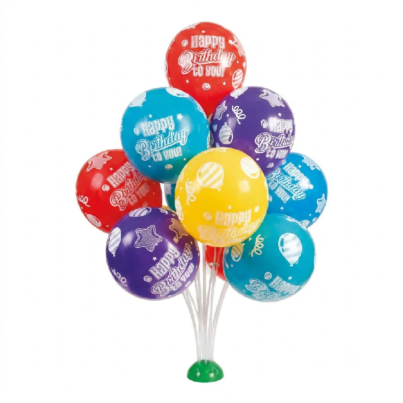 Luftballonständer für 13 Ballons 75 cm 31669 by Godan color Svart