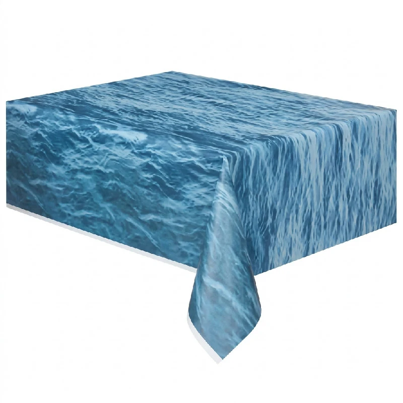 Plastiktischdecke mit Meereswellen – 137 x 274 cm 50274 by Godan color Svart