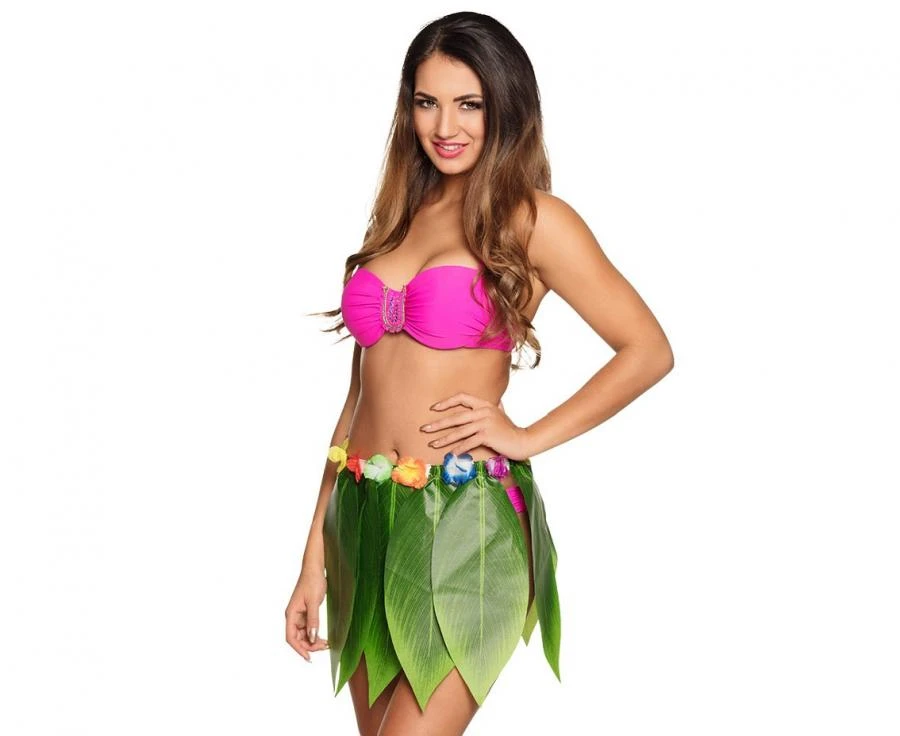 Hawaiirock aus Palmenblättern 40 cm 52245GO by Godan color Svart