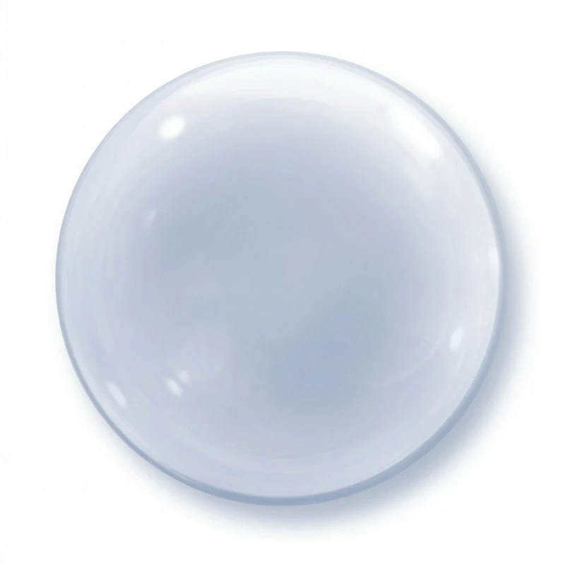 Folienballon 50 cm QL Boble Deco Transparent 68824 by Godan color Svart
