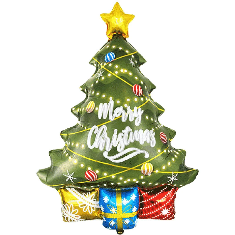 Folienballon Weihnachtsbaum FX 60 cm 901853 by Godan color Svart
