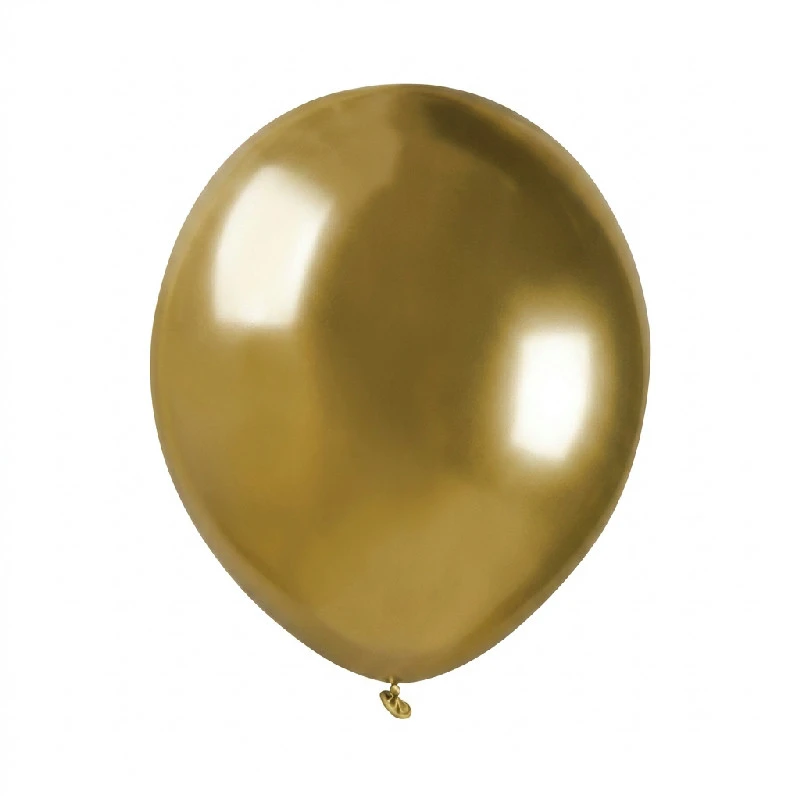 Glänzende Ballons - Gold / 100 Stück. AB50/88 by Godan color Svart